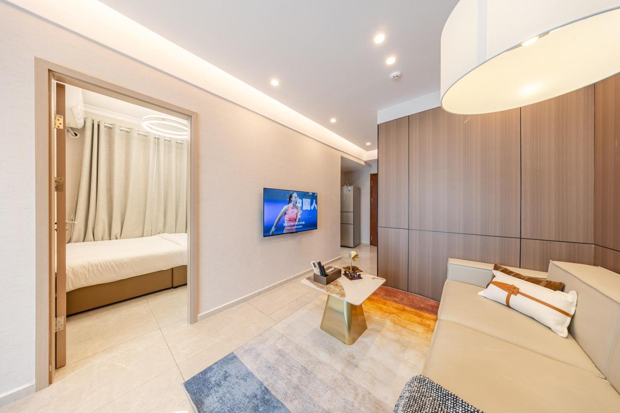 Boruisi Video And Audio Light House - Shenzhen Convention And Exhibition Center Gangxia Metro Station Aparthotel Εξωτερικό φωτογραφία